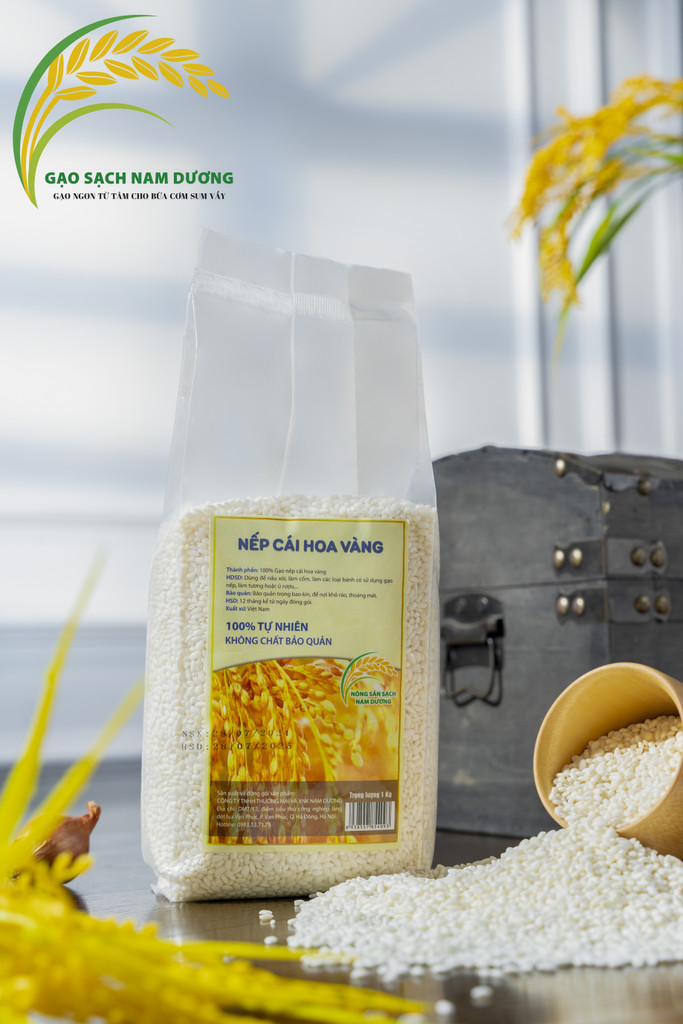 Gạo Nếp Cái Hoa Vàng