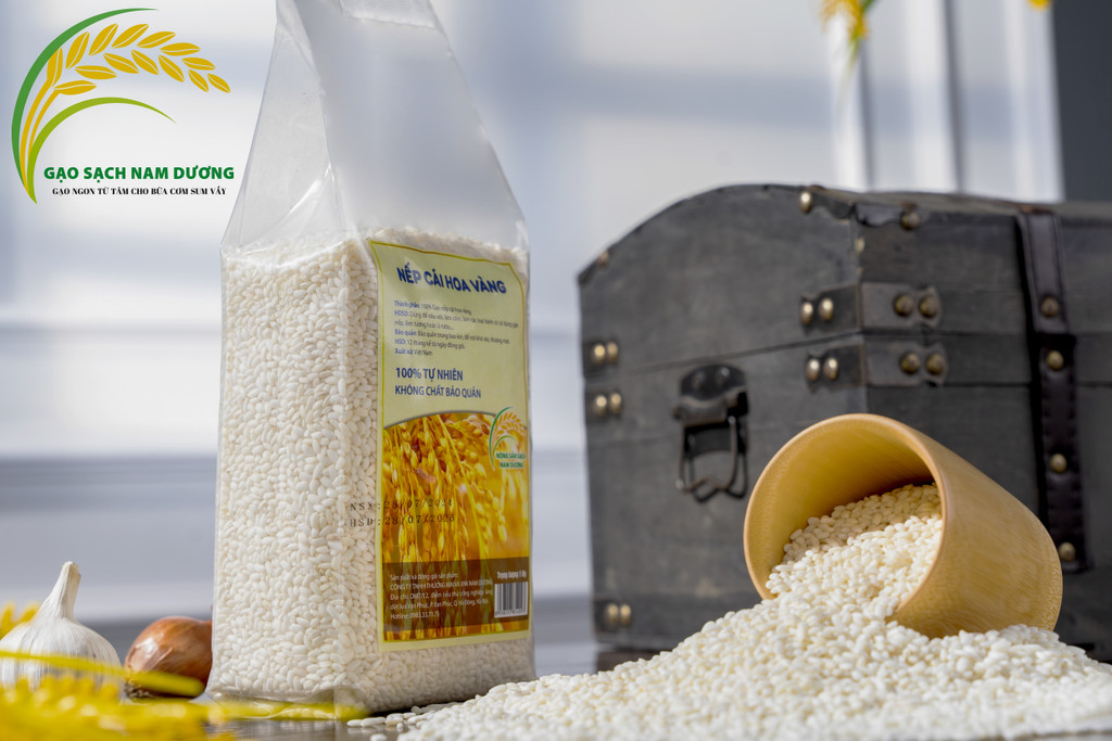 Gạo Nếp Cái Hoa Vàng - Image 2