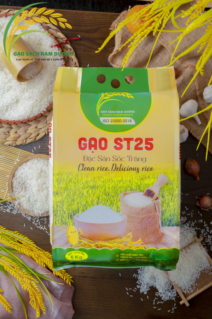 Gạo ST25 đặc sản Sóc Trăng